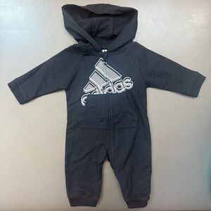Adidas Black Baby Kids Long Sleeve One Piece - Size 6M